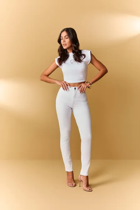 Calça Feminina Collor Verona Cigarrete Puramania